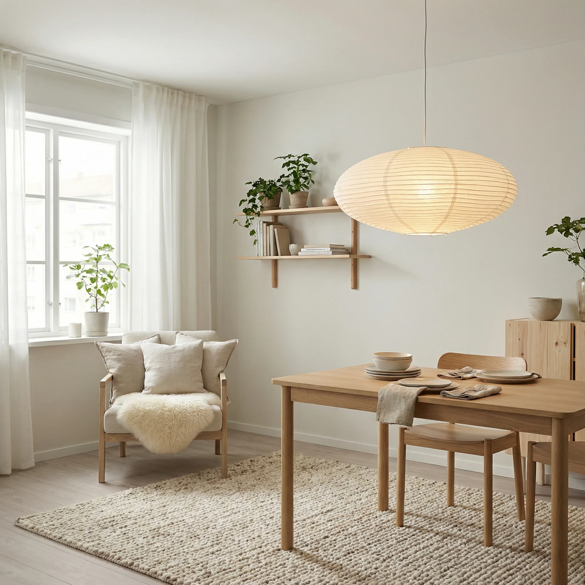 Wabi's Paper Pendant Light - Image 3